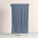 Jogo de Banho Gigante 5 Peças Fio Penteado 100% Algodão Imperial Azul Sereno - 3 Cores