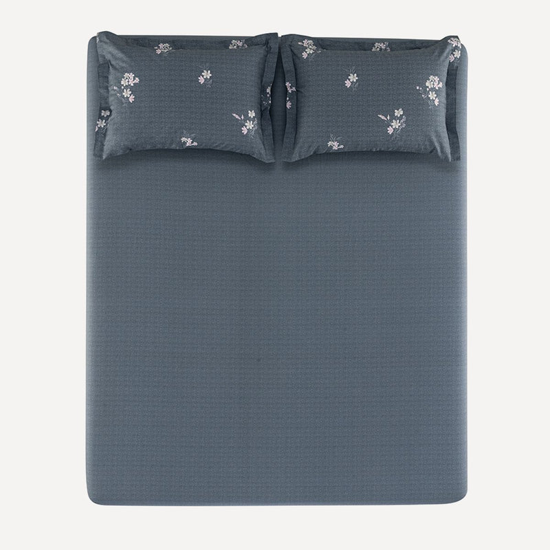 Jogo de Lençol Casal com Elástico e Fronhas 200 Fios Helen