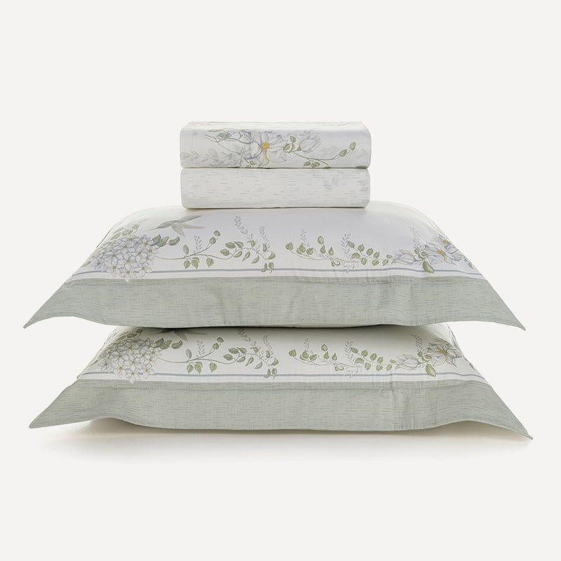 Jogo de Cama Queen 300 Fios 100% Algodão Laura