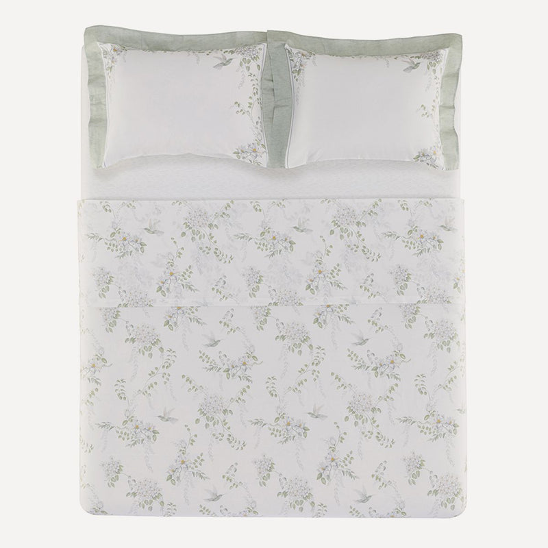 Jogo de Cama Queen 300 Fios 100% Algodão Laura