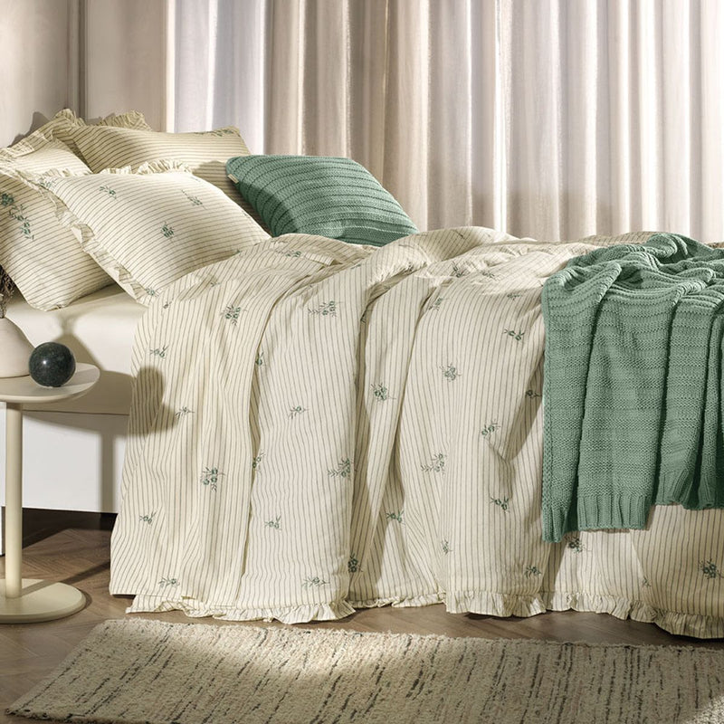 Jogo de Cama Queen 200 Fios Bordado Elise