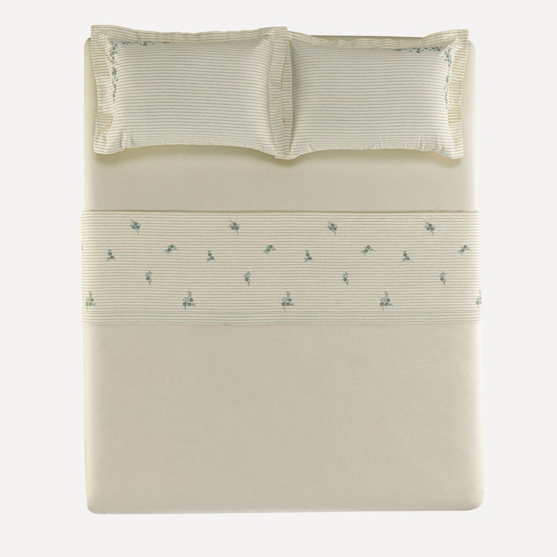 Jogo de Cama Queen 200 Fios Bordado Elise