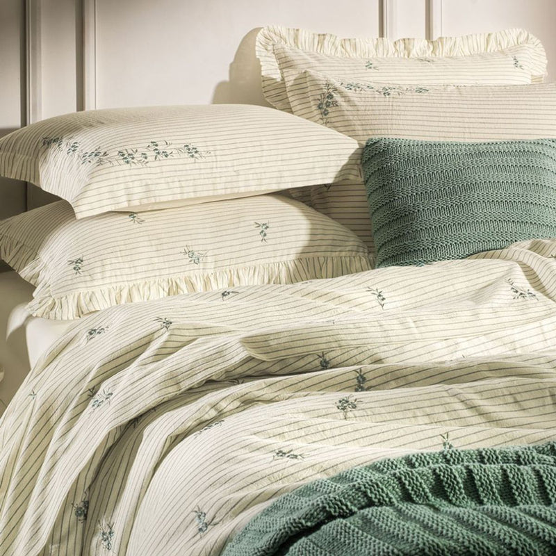 Jogo de Cama Queen 200 Fios Bordado Elise