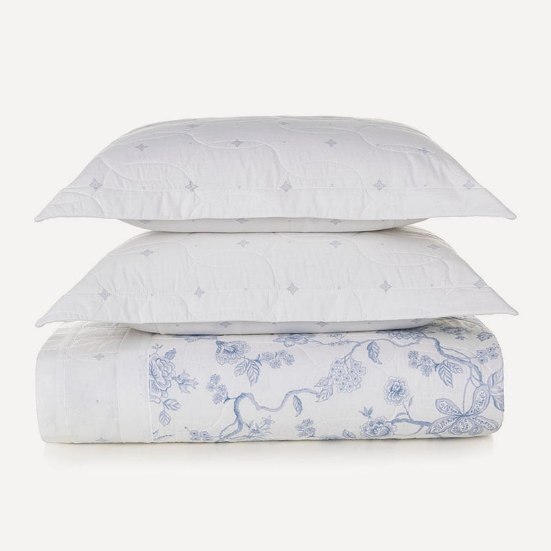 Colcha com 2 Porta Travesseiros 200 Fios Dora