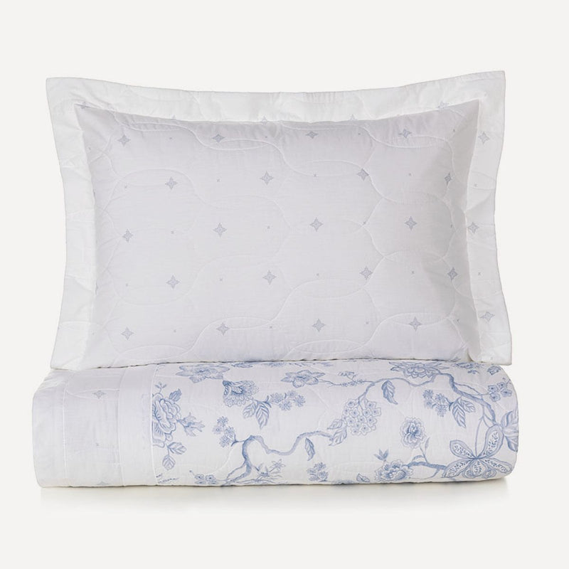 Colcha com 2 Porta Travesseiros 200 Fios Dora