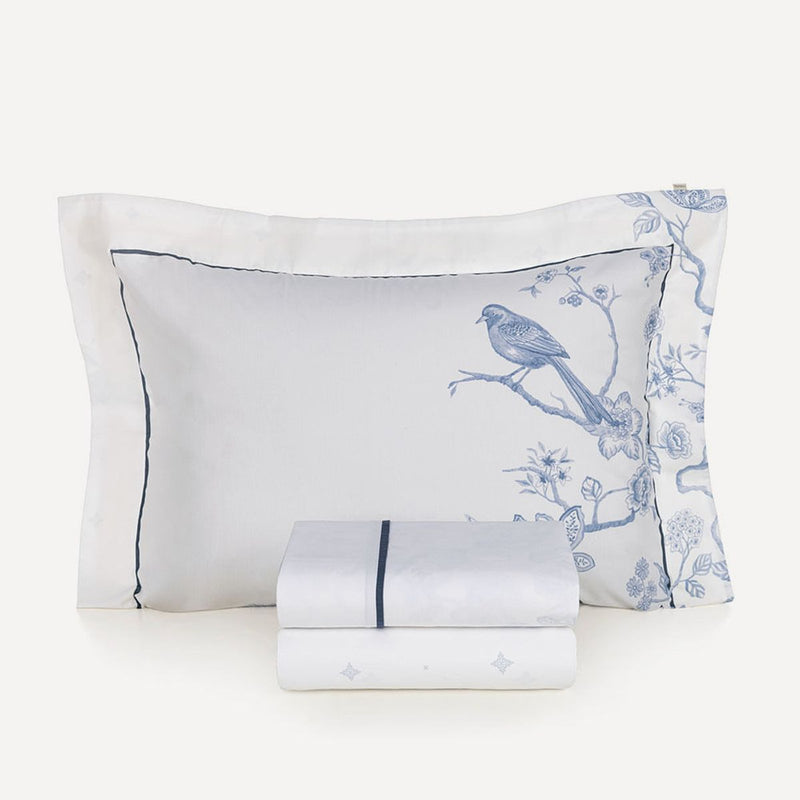 Jogo de Cama com Capa de Almofada 200 Fios 100% Algodão Dora