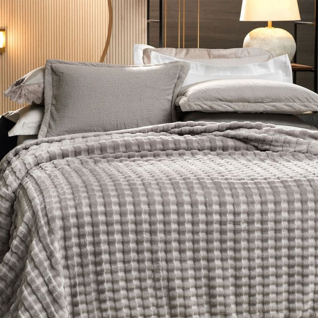 Cobertor Casal Desert Aveludado Fleece Texturizado - Gramatura: 400g/m²