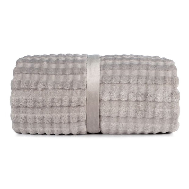 Cobertor Casal Desert Aveludado Fleece Texturizado - Gramatura: 400g/m²