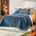 Cobertor Casal Desert Aveludado Fleece Texturizado - Gramatura: 400g/m²
