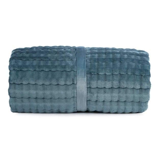 Cobertor Casal Desert Aveludado Fleece Texturizado - Gramatura: 400g/m²