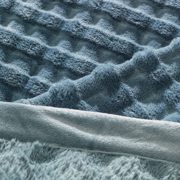 Cobertor Casal Desert Aveludado Fleece Texturizado - Gramatura: 400g/m²