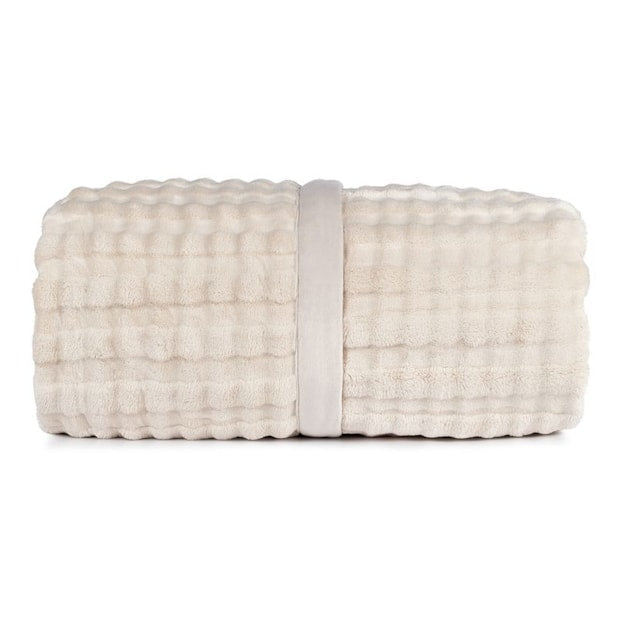 Cobertor Casal Desert Aveludado Fleece Texturizado - Gramatura: 400g/m²