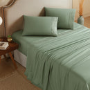 Jogo De Lençol 4 peças Com Vira Em Bordado Florença 300 Fios