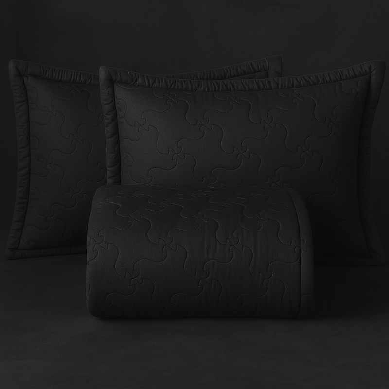 Kit Colcha Cobre Leito 3 Peça Anna percal 300 fios