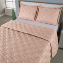 Kit Colcha Cobre Leito 3 Peça Anna percal 300 fios