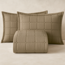 Kit Colcha Cobre Leito 3 Peça Joanna percal 300 fios