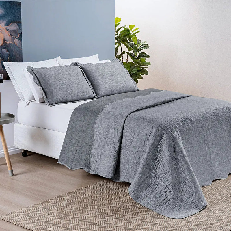 Cobre Leito  3 Peças Bouti Arábico Dupla Face