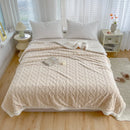 Cobertor Manta Glamour Casal Dupla Face com Sherpa