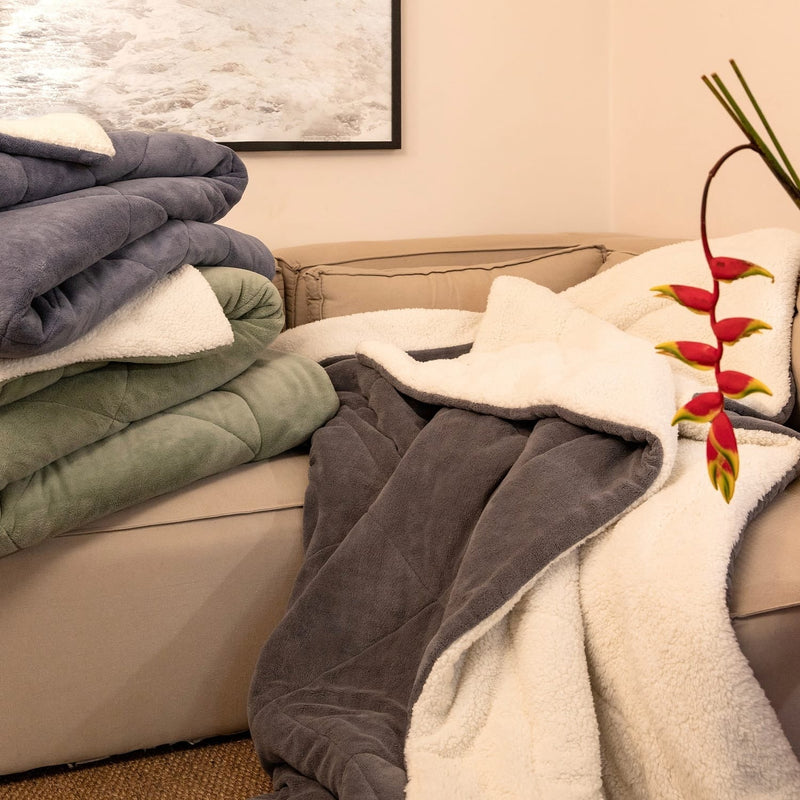 Edredom Microfibra Fibra Siliconizada Sherpa