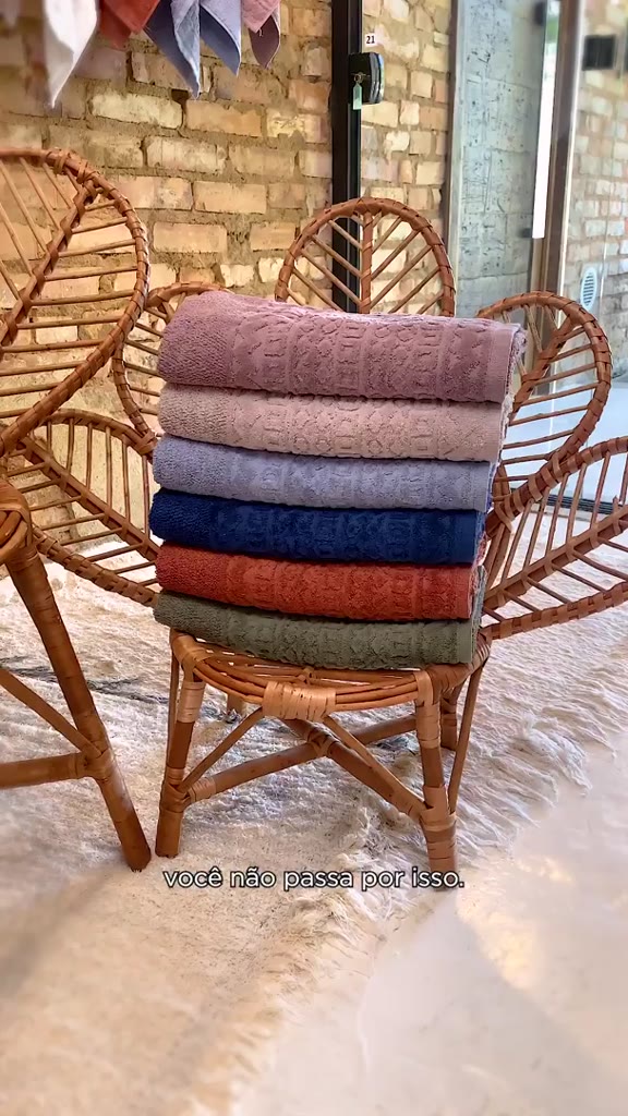 Jogo de Toalhas Cosmopolitan 4 Peças 100% Algodão 435 g/m²