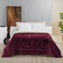 Coberdrom Everest Sherpa Liso Edredom Dupla Face