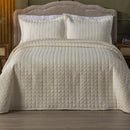 Cobre Leito Colcha Dupla Face Matelassê Percal 300 fios Basic