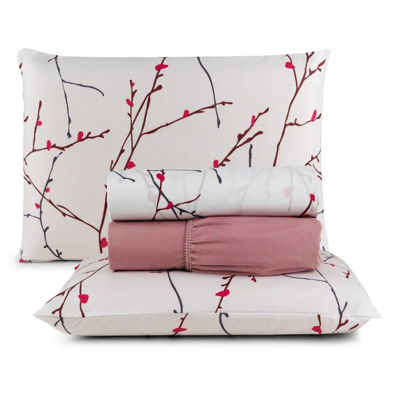 Jogo de Cama Garden 4 peças - 200 Fios (Compre 1 Leve 2)