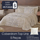 Kit Coberdrom Top Line King Dupla Face Fleece / Sherpa – 5 Peças