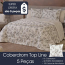 Kit Coberdrom Top Line King Dupla Face Fleece / Sherpa – 5 Peças