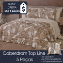 Kit Coberdrom Top Line King Dupla Face Fleece / Sherpa – 5 Peças