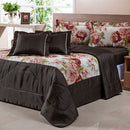 Edredom/Colcha Estampada 05 Peças Cobre Leito Dupla Face