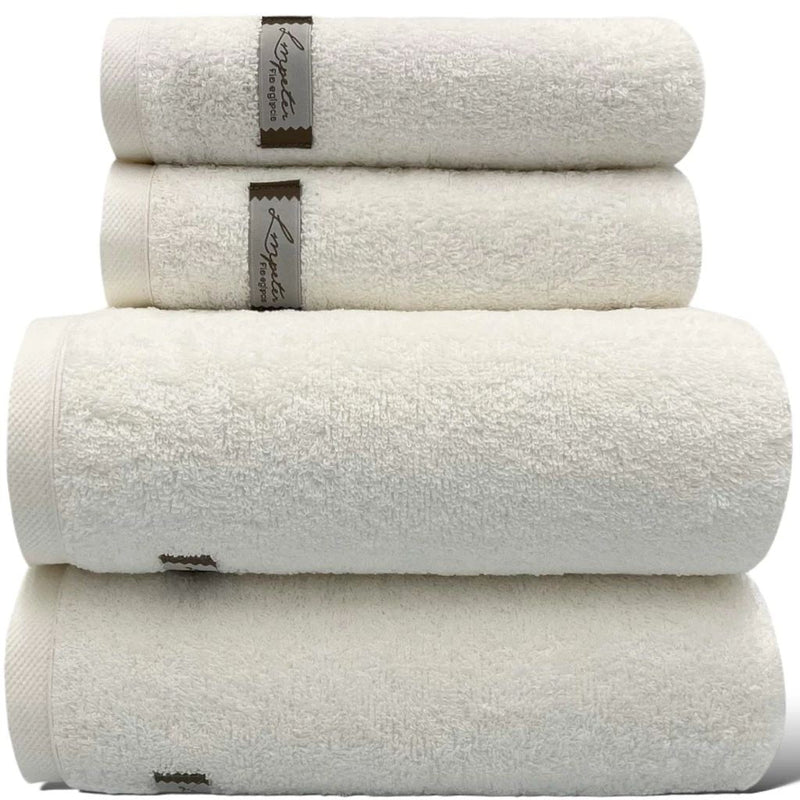 Jogo de Toalhas Banhão Quefren 4 Peças – Algodão Egípcio