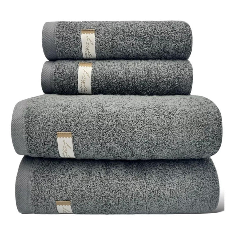 Jogo de Toalhas Banhão Quefren 4 Peças – Algodão Egípcio