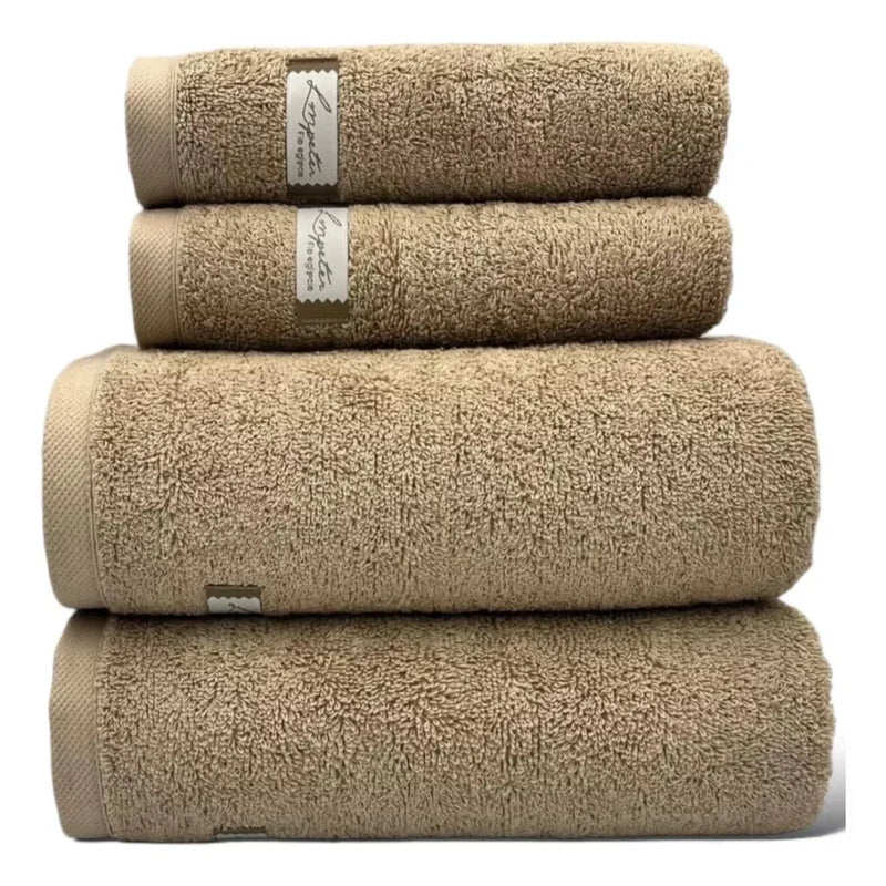 Jogo de Toalhas Banhão Quefren 4 Peças – Algodão Egípcio