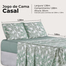 Jogos de Lençol 4 Peças Percal 400 Fios