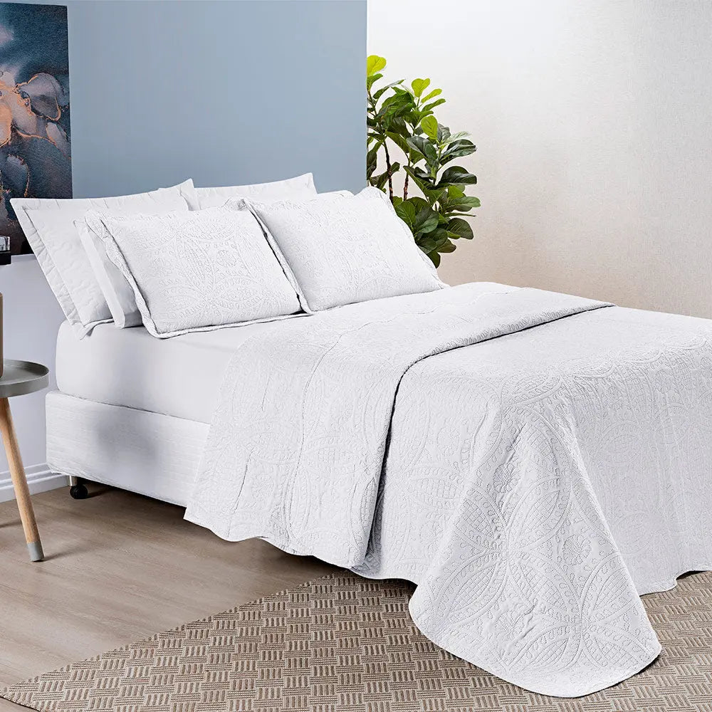 Cobre Leito  3 Peças Bouti Arábico Dupla Face