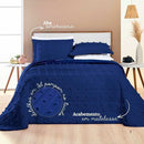 Cobre Leito 3 Peças – 300 Fios Percal – Dupla Face