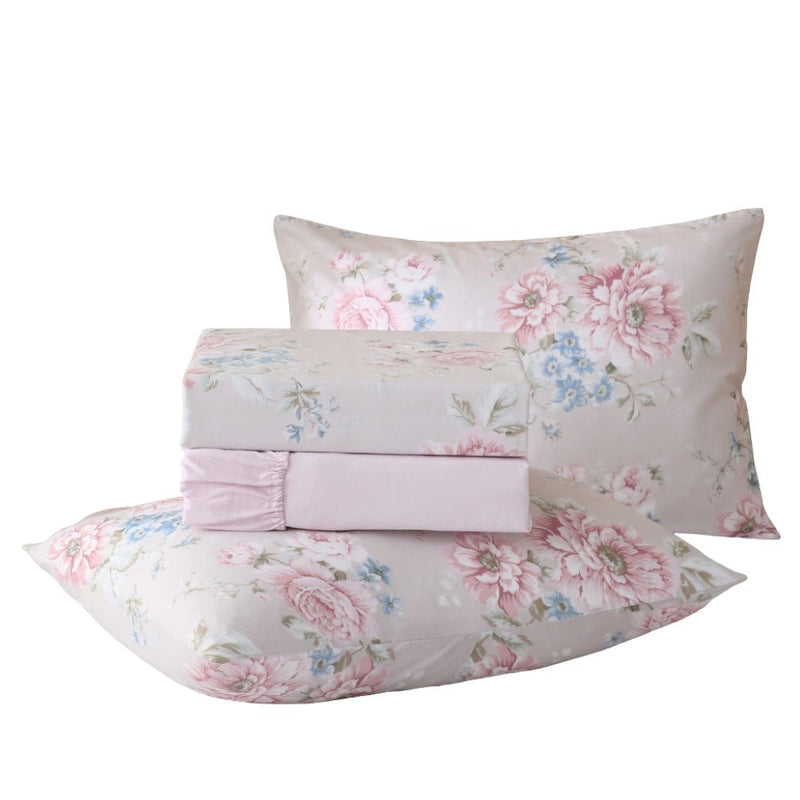 Jogo de Lençol 4 Peças Roma 300 fios Aba Americana