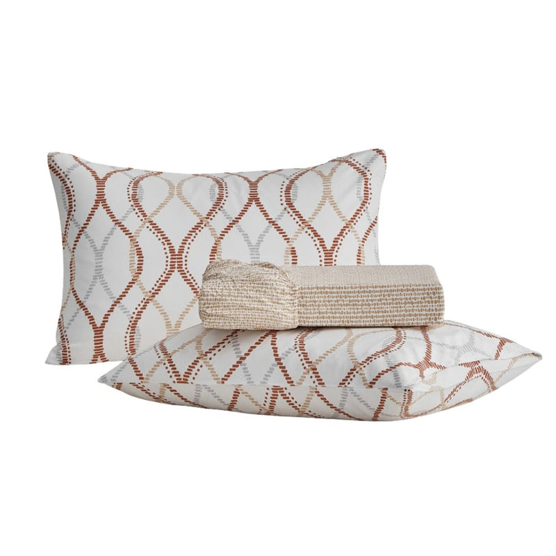 Jogo de Lençol 4 Peças Roma 300 fios Aba Americana