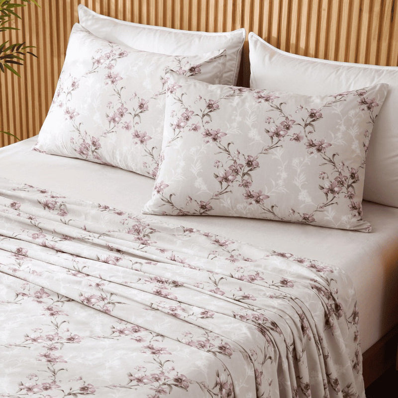 Jogo de Lençol 4 Peças Roma 300 fios Aba Americana