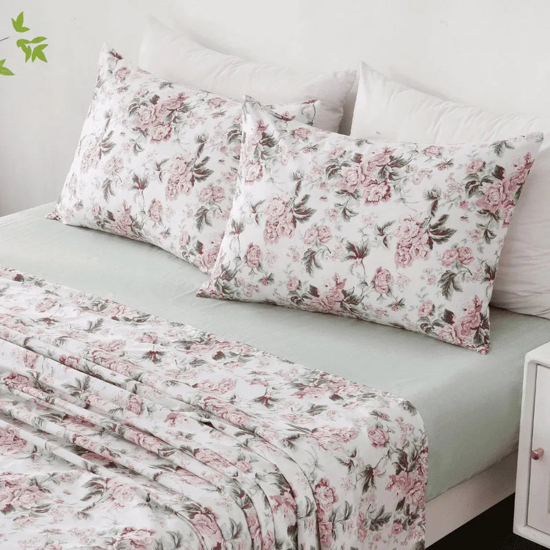 Jogo de Lençol 4 Peças Roma 300 fios Aba Americana