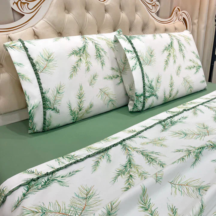 Jogo  de Lençol Malva 4 Peças 200 Fios Algodão