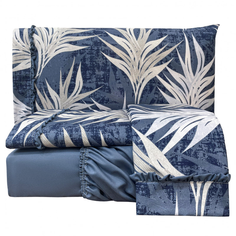 Jogo  de Lençol Malva 4 Peças Percal 300 Fios