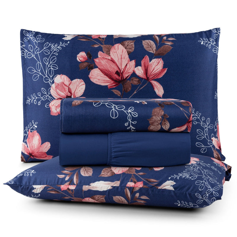 Jogo De Lençol Casal 4 Peças Avere 200 Fios Estampado - 6 Estampas