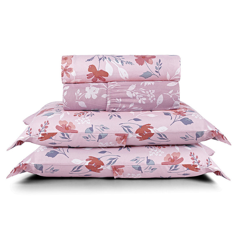 Jogo de Lençol Casal 4 Peças Percal 400 Fios Premier Estampado - 4 Cores