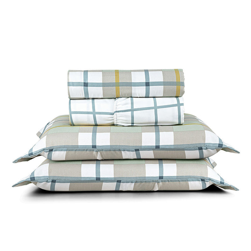 Jogo de Lençol Casal 4 Peças Percal 400 Fios Premier Estampado - 4 Cores