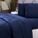 Jogo de Lençol Mônaco 04 Peças - Tecido Listrado 300 Fios