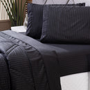 Jogo de Lençol Mônaco 04 Peças - Tecido Listrado 300 Fios