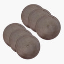 Kit Jogo Americano 6 Peças Redondo Sousplat Mesa Posta