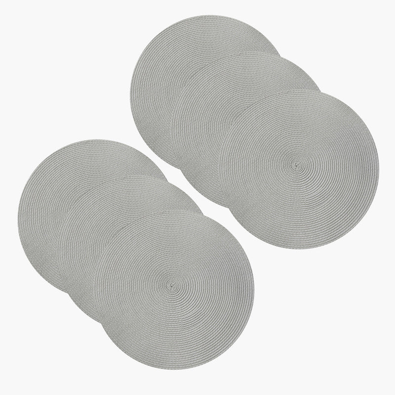 Kit Jogo Americano 6 Peças Redondo Sousplat Mesa Posta